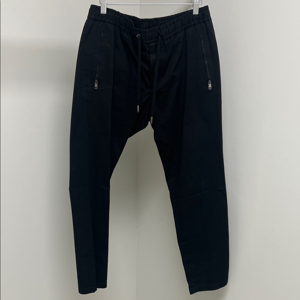Dolce and Gabbana Twill Pant With Jogger Waistline